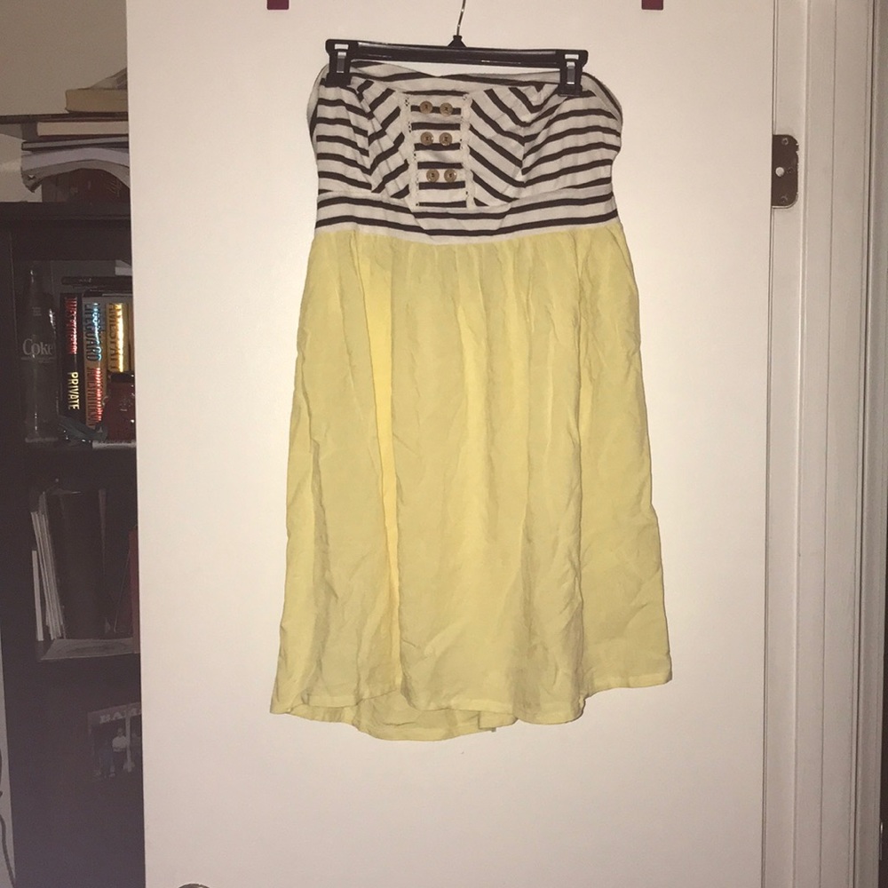 Xhilaration Summer Strapless Dress size: L-cute
